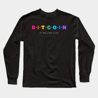 Bitcoin 21 Million Club Long Sleeve T-Shirt